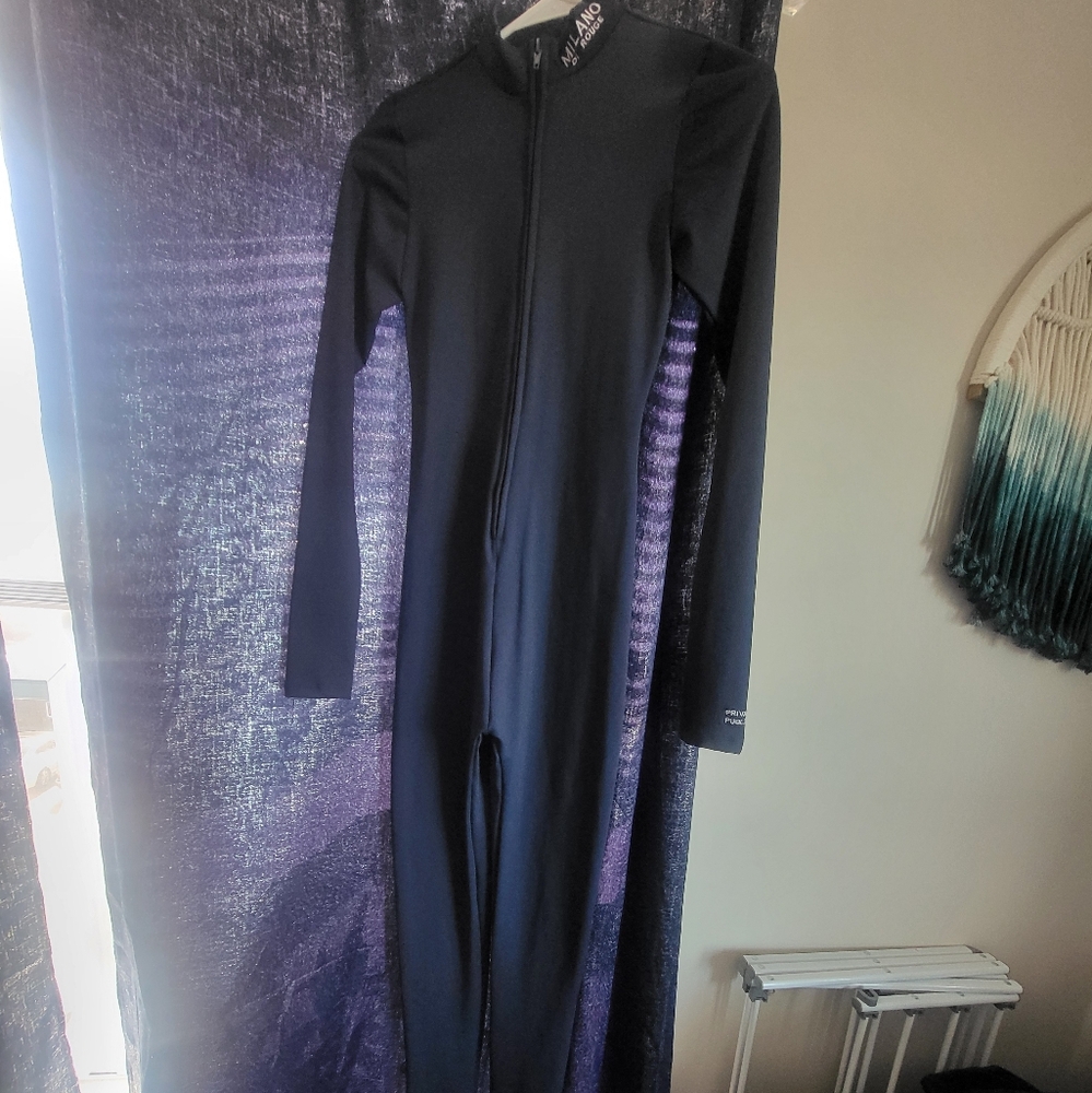 Navy Blue Full-Body Suit